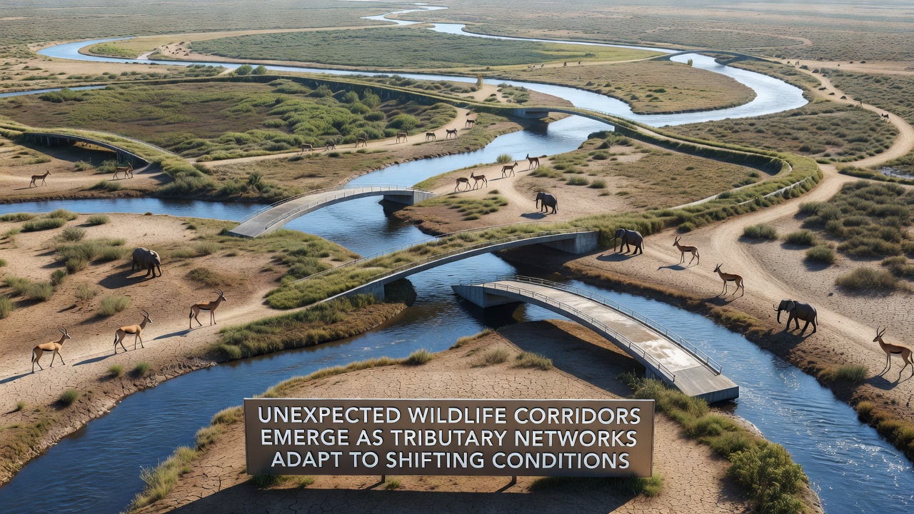 Unexpected Wildlife Corridors Emerge as Tributary Networks Adapt to Shifting Conditions